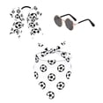 thumbnail image 4 of AuroraX Porch Goose Clothes Set 23" 17 19 2026 Soccer Party Decorations Porch Goose Outfit Sets Holiday Triangular Scarf Bow Sunglasses Front Porch Goose Clothes Yard Outdoor Decor, 4 of 9