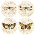 thumbnail image 1 of Hermosos Posavasos Absorbentes Con Alas De Mariposa Y Libélula Para Bebidas, 1 of 1