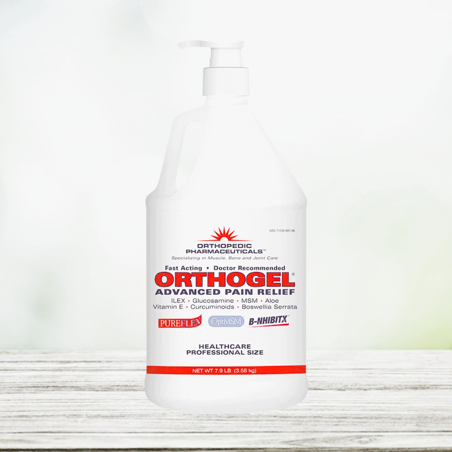 Orthogel Advanced Pain Relief Gel 1 Gal