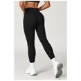 thumbnail image 4 of Pantalones de Yoga de cintura alta ajustados de lijado, pantalones deportivos for levantar la cadera y el vientre, pantalones deportivos for correr al aire libre, 4 of 7