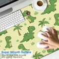 thumbnail image 2 of Long Mouse Pads for Desk,Yellow Dinosaurs Palm Trees Desk Mats on Top Of Desks, Desk Mouse Pad Extra Large with 3mm Non-Slip Base and Stitched Edge for Gaming,Office,Work,Home 47.3"x23.6", 2 of 6