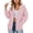 A828 Pink, variant on Womens Leopard Print Hoodie Fall Winter Zipper Fleece Pullover Long Sleeve Loose Fit Pockets Sweatshirt Casual Fall Winter Hooded Jacket Size S Pink