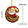 thumbnail image 2 of Rapeiae 26 Letters Christmas Tree Decoration Pendant Christmas Tree Ornaments Personalized Christmas Ornaments Christmas Decoration Xmas Tree Hanging Decor, 2 of 4