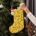 thumbnail image 5 of Salouo Yellow Limes Print Christmas Decorations Stockings 1 Pack 18'' Xmas Stockings Holiday Stocking Personalized Farmhouse Decor for Home Family Party Tree, 5 of 7