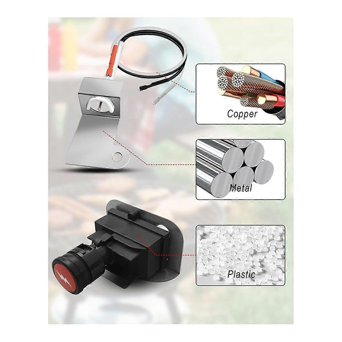 63788 Igniter Kit For Weber Q320 2008 & Q3200 2014 Series Gas Grills