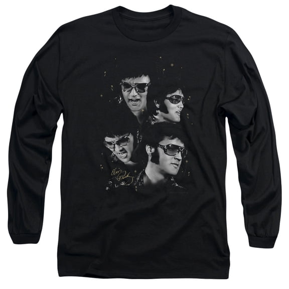 Elvis Presley - Faces - Long Sleeve Shirt - XX-Large