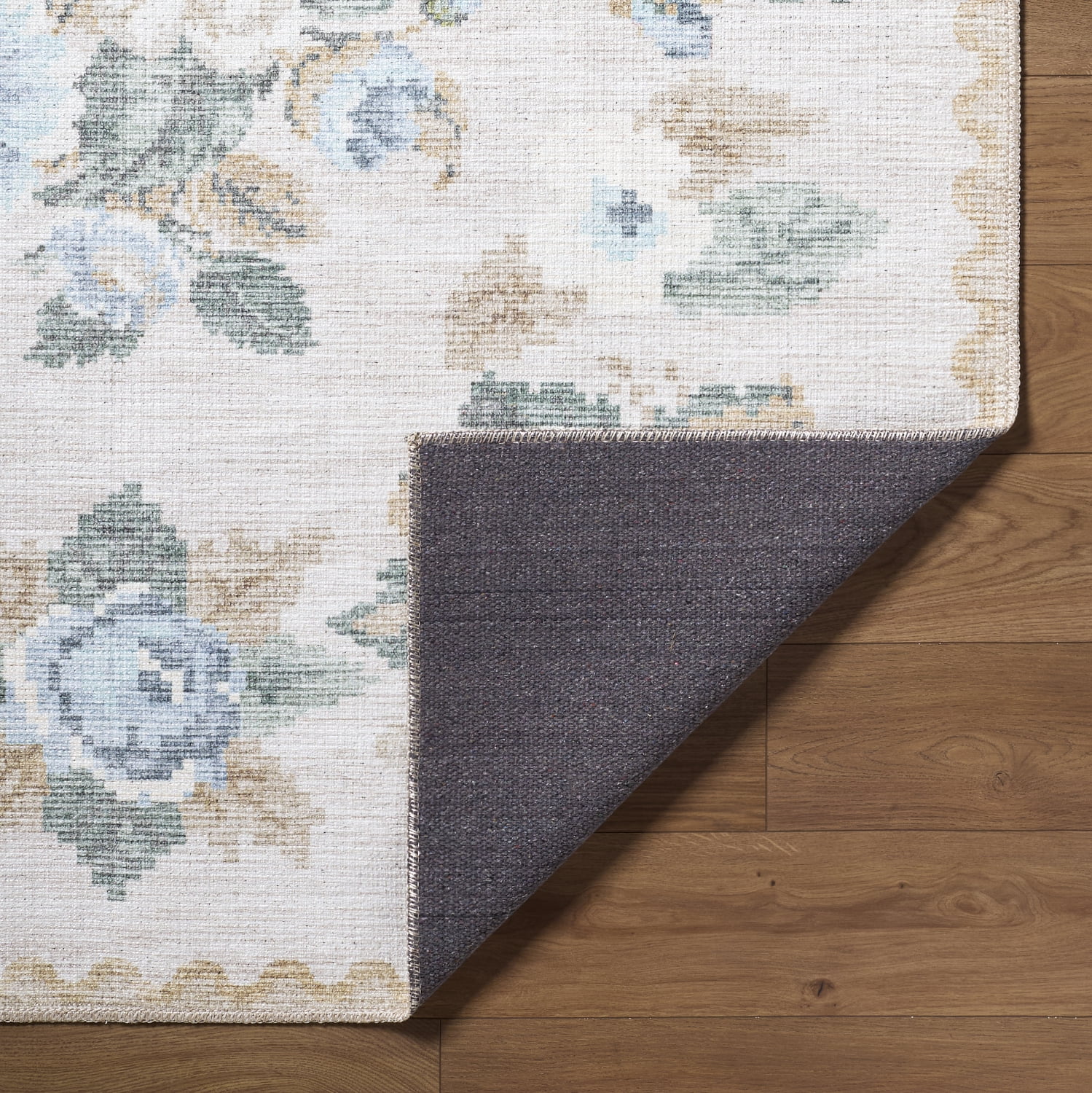 My Texas House Sage 5'3" x 7' Washable Area Rug