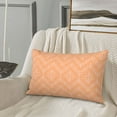 thumbnail image 2 of LNWH Rectangle Pillow Cover, Retro Texture Overlay Art Pattern Cushion Covers Pillowcase for Couch Bedroom Sofa, 16"x24", 2 of 8
