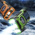 thumbnail image 4 of Solar Hand Crank Emergency with 5000mAh Power Bank AM FM SW NOAA Weather Alert USB Rechargeable Flashlight for Outdoor, 4 of 7