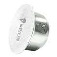 thumbnail image 3 of TFixol RECAFIMIL Capsules de Café Rechargeables Réutilisables en Acier Inoxydable Compatibles avec nespresso vertuo Filtre de Tasse à Café avec 30 Pcs Papier D\'aluminium, 3 of 6
