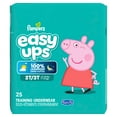 thumbnail image 1 of Pampers Easy Ups Girls & Boys Potty Training Pants, Size 4 (2T3T), Peppa Absorbent Training Underwear, Up to 100% Leakproof Day and Night, Hypoallergenic, 1 of 21