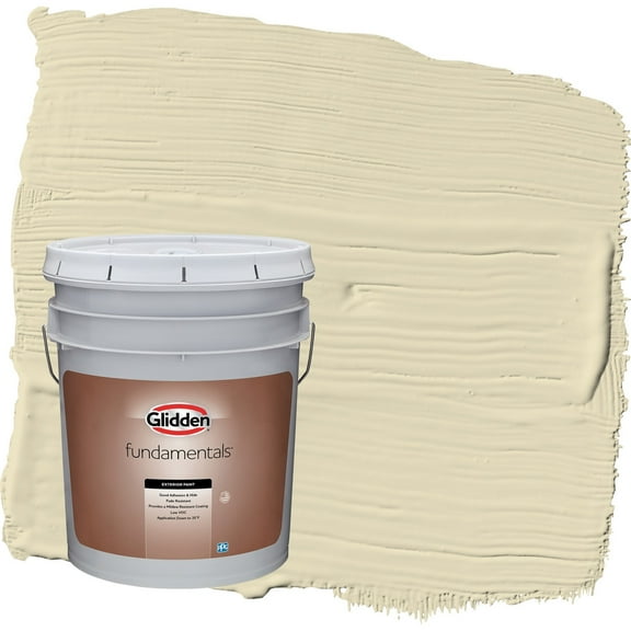 Glidden Fundamentals Namaste / Green Flat Exterior Paint, 5 Gallon