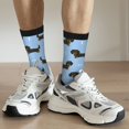 thumbnail image 6 of Vsdgher Dachshund Dog Crew Socks for Men & Women, Breathable Casual Athletic Ankle Socks, 6 of 6
