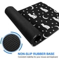 thumbnail image 6 of Long Mouse Pads for Desk,Black White Cat Moon Star Pattern Desk Mats on Top Of Desks, Desk Mouse Pad Extra Large with 3mm Non-Slip Base and Stitched Edge for Gaming,Office,Work,Home 31.5"x11.8", 6 of 6