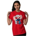 thumbnail image 3 of Popeye The Sailor Man USA Muscle Unisex Plus Size Graphic Tee Brisco Brands 3X, 3 of 4