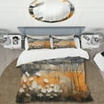 thumbnail image 2 of Designart "Bold Mirage in the Canyon II" Canyon Bedding Covert Set - Traditional Orange Landscapes Bed Set With 1 Sham, 2 of 6