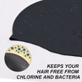 thumbnail image 5 of gorro de natación de silicona de pelo largo, gorro de natación de protección auditiva, gorro de natación impermeable flexible MFZFUKR CPB-DE-SSW433-1, 5 of 5