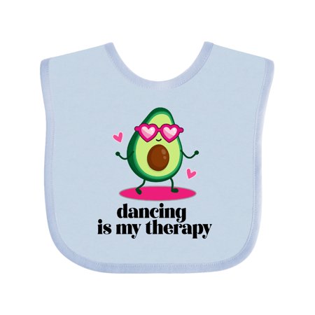

Inktastic Dancing is my Therapy Funny Dance Gifts Gift Baby Girl Bib