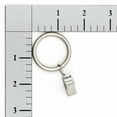 Mainstays Curtain Clip Rings Nickel, Set of Seven