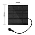 thumbnail image 6 of Walbest Mini Solar Fountain Pump, Solar Water Pump Power Panel Kit Submersible Brushless for Garden Water Circulation/Pond Fountain, Pool Decor (7V 1.2W), 6 of 7