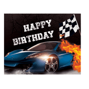TNCT's Birthday Race Car Edible Icing Image Cake Topper-1/4 Sheet or Larger
