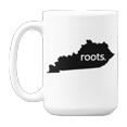 thumbnail image 1 of Kentucky Roots & KY USA State Map, US Citizen Coffee & Tea Mug Cup (15oz), 1 of 3