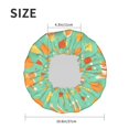 thumbnail image 4 of Kdxio Cute Shiba And Pumpkins Print Shower Cap for Women,Elastic and Reusable,Double Waterproof Layers Bathing Hat, 4 of 6