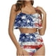 thumbnail image 1 of Traje de baño para mujer, conjunto de traje de baño con volantes para mujer, trajes de baño para mujer, conjuntos de bikini para mujer, trajes de baño de bikini para mujer, 1 of 5