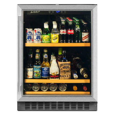 Smith & Hanks BEV145SRE 178 Can Capacity Single Zone Under Counter Beverage (Best Large Capacity Refrigerator)