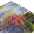 thumbnail image 3 of Coolnut House Landscape Bathroom Waterproof Shower Curtain Set Bathtub Curtain with 12 Hooks for Bathroom Decor,Hotel,Room,60x72Inch, 3 of 6
