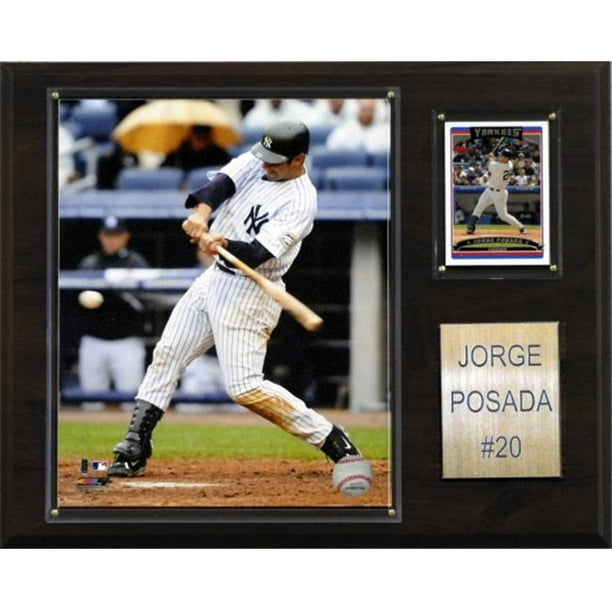 C & I Collectables 1215POSADA MLB Jorge Posada Plaque de Joueur New York Yankees