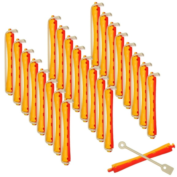 Beaupretty Plastic Multi-Color Hair Rollers for Short Hair Styling 24Pcs