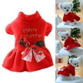 thumbnail image 2 of Merry Christmas Bowknot Decors Pet Dress Pet Skirt Festival Dress for Pet, 2 of 14