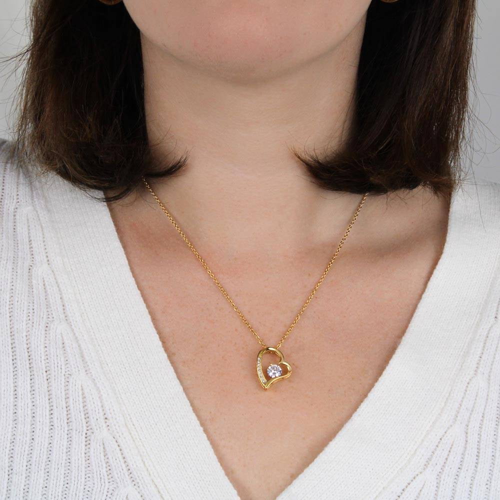 Valentines Day Gift for Wife To My Wife Necklace from Husband with Message Card Love Heart Necklace Wife Birthday Anniversary Valentines Mothers Day Gifts