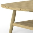 thumbnail image 5 of Simpli Home Bayshore 43 inch Wide Contemporary Outdoor Coffee Table in Light Teak, 5 of 13