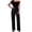 *Black, variant on ClodeEU Women's High Rise Modern Fit Suit Pant ,Casual Wrinkle Resistant Office Wear Pant Beige,Womens Plus XXL