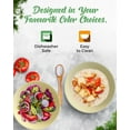 thumbnail image 6 of Wheat Straw Bowls Set of 4 Large Unbreakable Bowls - Microwave Safe Bowls - Dishwasher Safe Reusable, 6 of 7