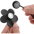 thumbnail image 5 of 2Pcs Magnetic Curtain Tiebacks （Flower Shape） Magnetic Curtain Tiebacks Beautiful Curtain Buckle Star Pattern Curtain Clips Curtain Accessories for Home Living Room Bedroom Office, 5 of 5