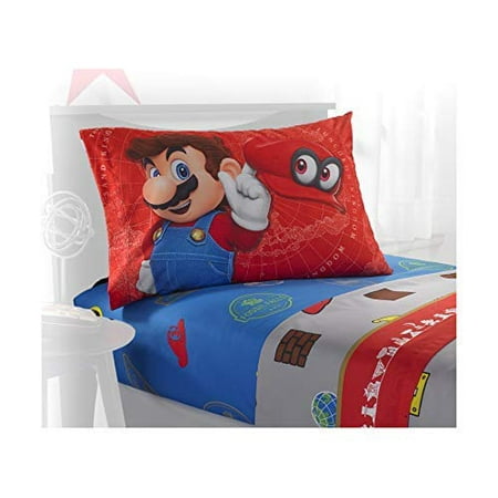Super Mario Odyssey World 4 Piece Full Sheet Set | Walmart Canada
