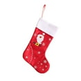 thumbnail image 2 of Christmas Savings! Caoblia Christmas Stockings 12 Inch Large White Plush Cuff Christmas Stocking Personalized Christmas Tree Ornaments Xmas Hanging Stocking Decor Gifts Bags, Christmas Decorations, 2 of 6