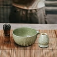thumbnail image 1 of Japanese Matcha Bowl and Whisk Holder Gift Tea Accessories for Matcha Powder Green, 1 of 8