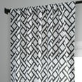 thumbnail image 4 of Garden Path Black Printed Cotton Curtain (1 Panel), Garden Path Black, 50W X 84L, 4 of 6