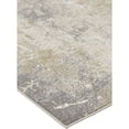 thumbnail image 3 of 5' X 8' Ivory Gold And Gray Abstract Stain Resistant Area Rug, 3 of 8