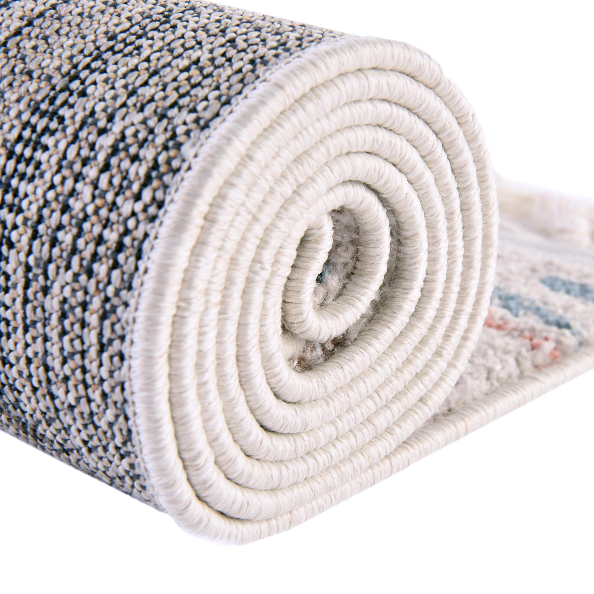 Unique Loom Aramis Collection Area Rug - Kavi (2' x 3' 1" Rectangle Ivory/Beige)