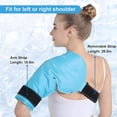 thumbnail image 4 of Hombro Ice Pack Rotator Cuff Cold Therapy, Reutilizable Shoulder Wrap Large Gel Ice Packs para lesiones, Hot Cold Compress para alivio del dolor de hombro, tendinitis, 4 of 5