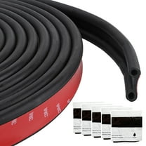 26.25Ft Trunk Bed Rubber Tailgate Seal, Camper Shell Seal Strip Compatible with Pickups, Truck, Automotive.