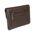 thumbnail image 2 of Womens Leather Mini Tri-fold Wallet Brown, 2 of 4