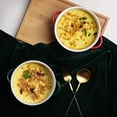 thumbnail image 3 of SWEEJAR Porcelain Soup Bowls with Handles, 28OZ Substantial Crocks for Soup, Oatmeal, Ramen, Functional and Stackable Set of 4,Jade, 3 of 6