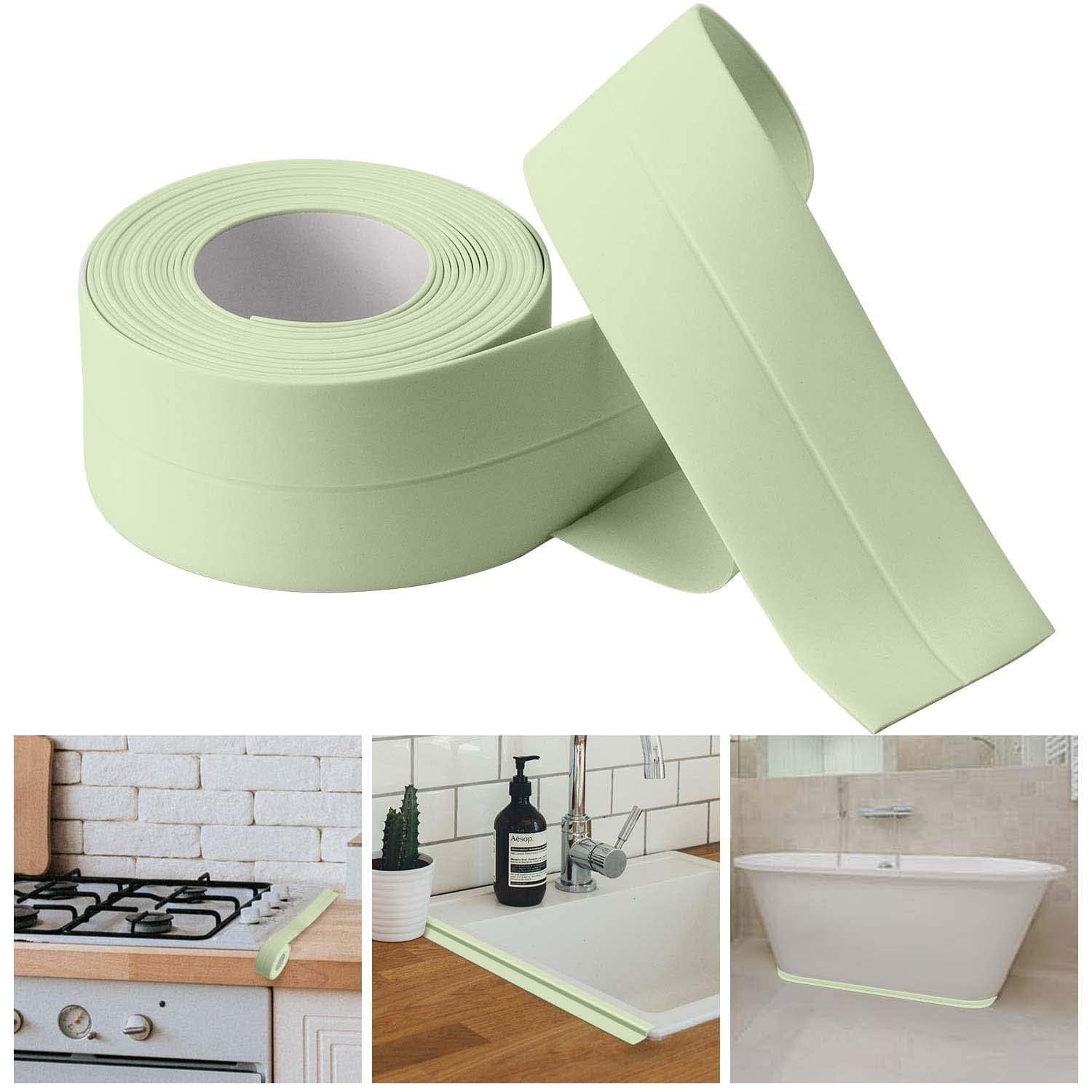 Bath & Kitchen Caulk Tape Sealant Strip,PVC Self Adhesive Tub and Wall