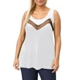 thumbnail image 1 of T-Shirts à Col en V pour Femmes, Coupe Régulière, pour Tenues Décontractées Quotidiennes et Sorties d'Été, 1 of 4